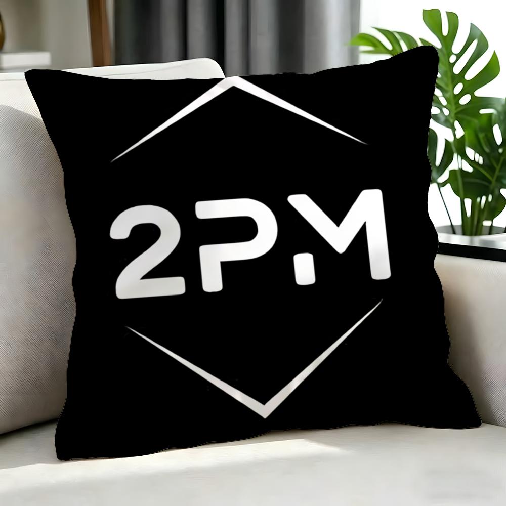 Kpop Style 2Pm Cushion Cover Cushion Cover Set 4Pcs 50X50 45X45 40X40 Pillowcase Decorative Sofa Home Decor