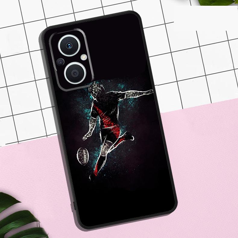 Rugby Hülle Für OPPO Reno 13 12 11 F 8T 7 8 10 Pro OPPO Find X8 Pro X6 Pro X3 X5 Lite Hülle Coque