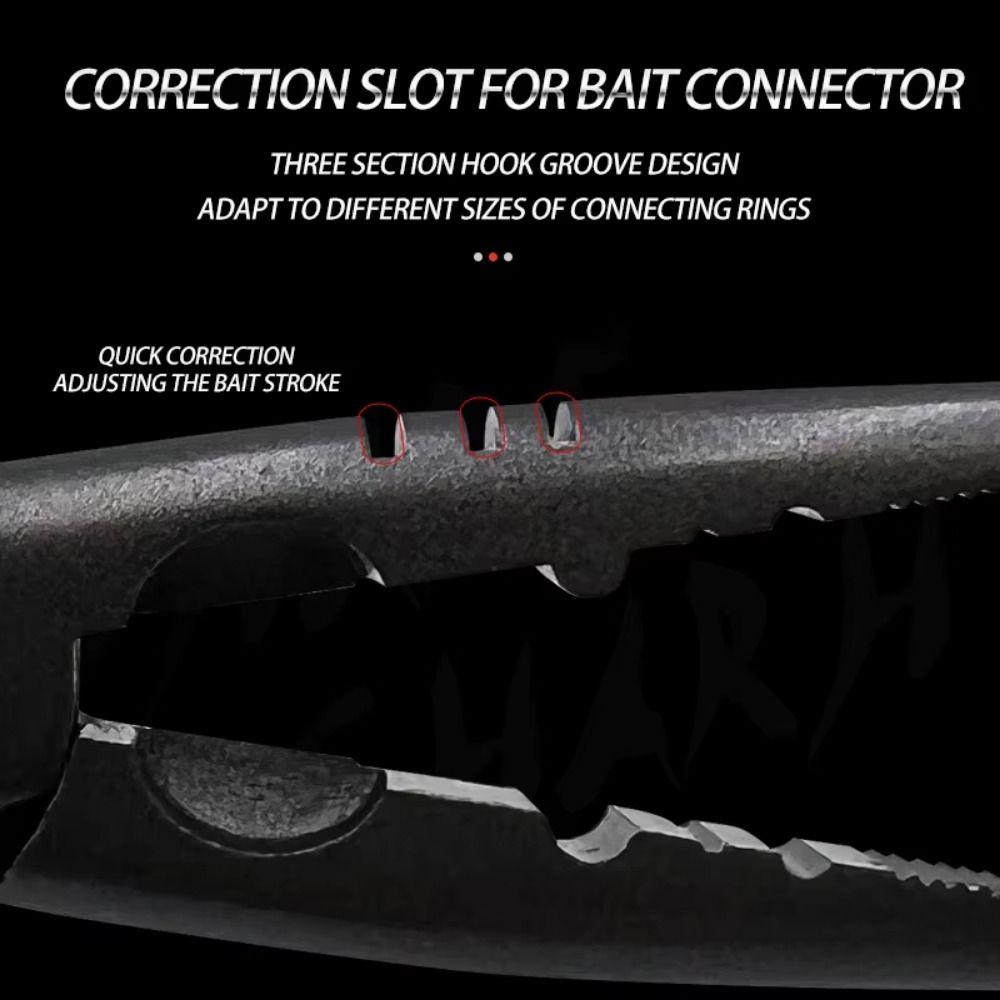 Line Cutter Fish Mouth Pliers Hook High Carbon Steel Fishing Tied Hooks Pliers  Outdoor Camping