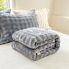 Winter Thickened Double-sided Plush Blanket Bedroom Cover Blanket Premium Rabbit Plush Bedding Nap Blanket Sofa Towel