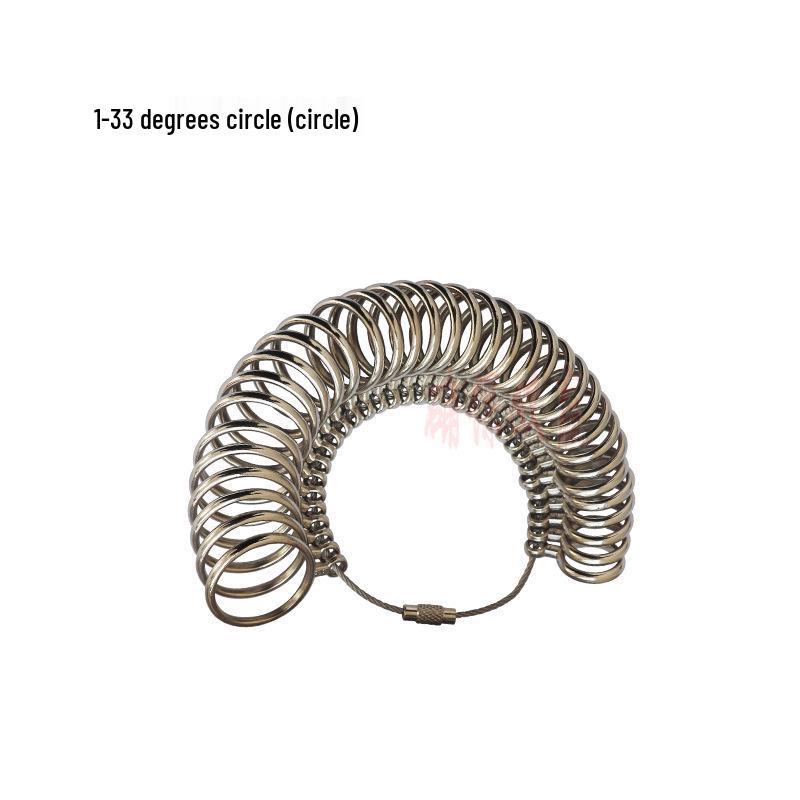 UKUS Multinational Ring Sizer: Korean, American, Japanese, English Size Stick