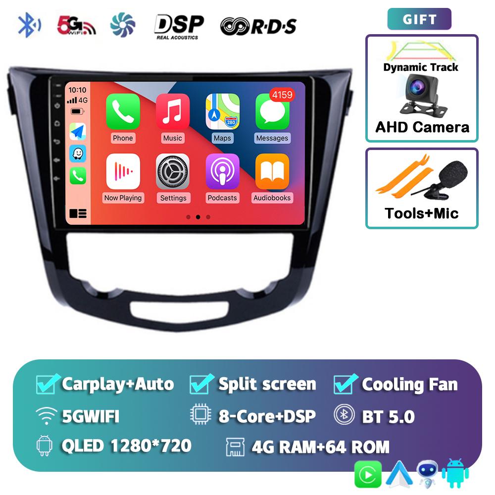 Android 14 Carplay Auto Car Radio For Nissan X-Trail Xtrail 3 T32 2013 - 2017 GPS Multimedia Video Player Stereo WIFI+4G BT DSP