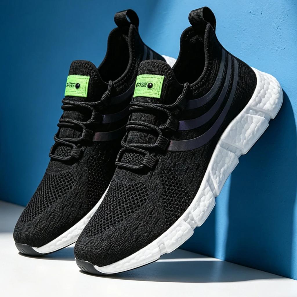 Men's Spors Sneakers Comfortable and Breathable Platform Shoes Summer Running Shoes for Men Stylish Breathable Walking Sneakers