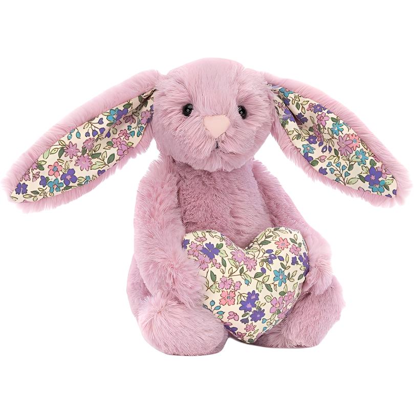 

JELLYCAT Bonnie Rabbit Series Flower Heart Tulip Rabbit Cute Doll Plush Doll 15cm High