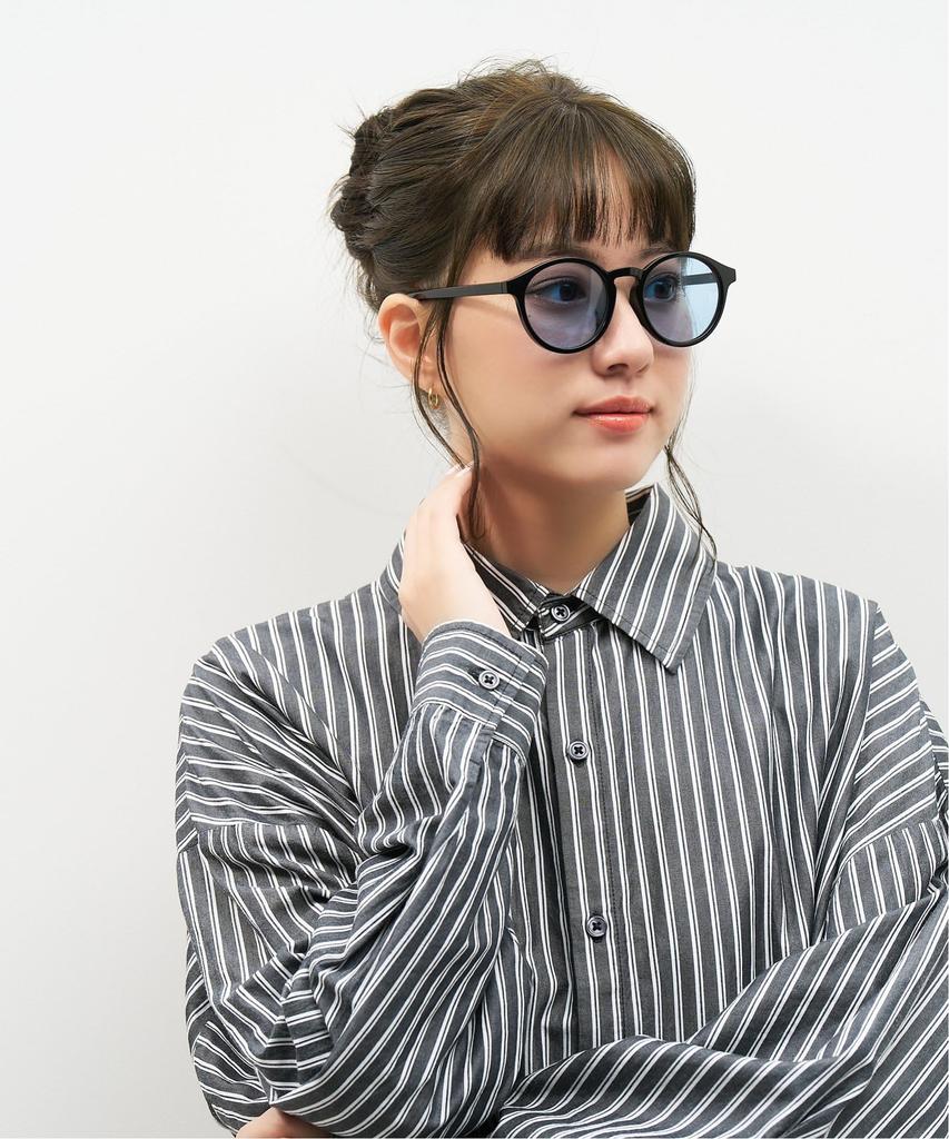 Boston type sunglasses Lightweight UV protection UV cut Unisex Unisex Stylish Driving Drive Sports [Zoff] [WEB exclusive] (black 3) Men's Women's