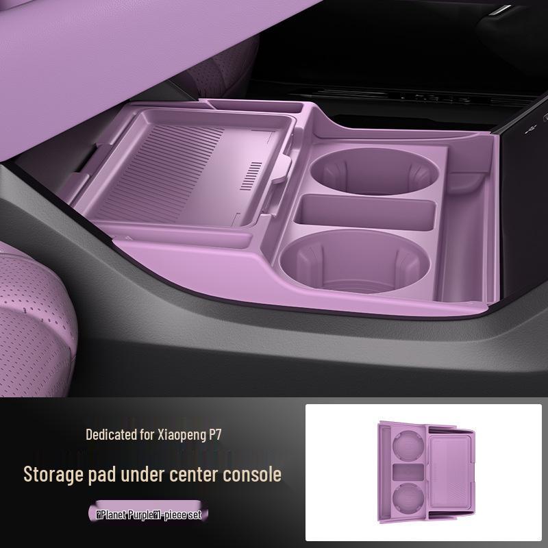 Xiaopeng P7 Center Console Glasses Storage Box & Organizer for 26 Models - Car Accessories