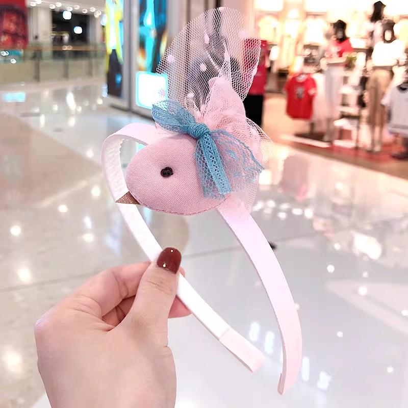 2024 Korean Green Headband & Hairpin for Girls - Trendy Douyin Style High-Value Headdress for Kids