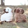 Soft Plush Goat Stuffed Animal Fluffy Fur Lamb Plush Doll Gifts Year of the Sheep Mascot  Kids
