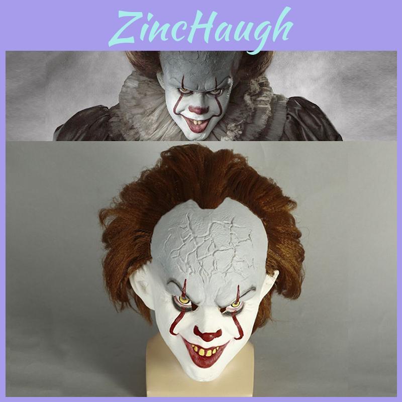Authentic Stephen King's It Pennywise Latex Mask Perfect For Halloween Cosplay Events