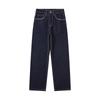 Jeans men's autumn new American retro cleanfit loose wide-leg casual straight long pants