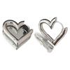 Niche Glossy Heart Ear Buckle Simple Fashion Personality 100% Match High-end Back-to-school Ambience Women's Daily Jewelry