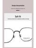 Danyang KO33010K Women's Polygon Retro Eyeglass Frame - Ultralight Non-Magnetic Titanium
