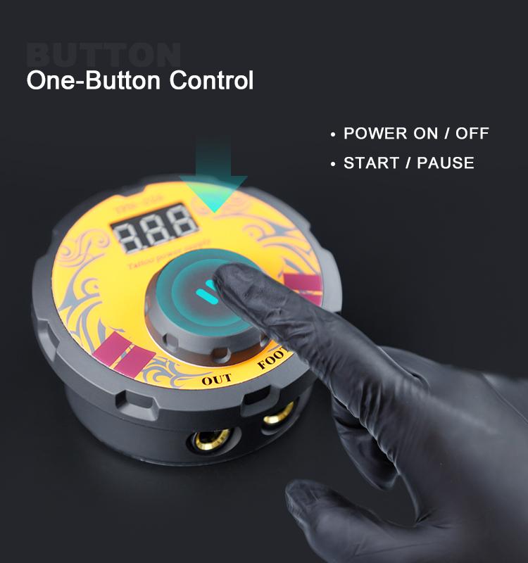 Dual Mode Switch Tattoo Power Supply Voltage With Power Adaptor For Coil Frame Rotary Tattoo Machine Control Switch