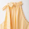 European and American Style, New Women's Clothing, Versatile Fluffy Striped Bow Ornament Neck Collar Top