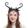 Hexenkostüm Haarreif Gothic Dark Fairy Haarstyling für Live-Show Stirnbänder Gothic Karneval