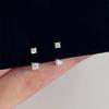 2025 New French-Style Versatile Rhinestone & Sterling Silver Earrings for Women