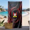 Asciugamano da Spiaggia con Stampa Calcio Bayer Leverkusen, Asciugamano Grande Morbido ad Asciugatura Rapida per Spiaggia Campeggio Nuoto