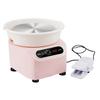 Pottery Wheel 11in Ceramic Wheel Foot Pedal Touch Screen Apron 350W Pink
