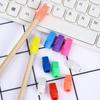 20/50PCS Chisel Shape Erasers Correction Stationery Pen Top Protector  School Office Supplies