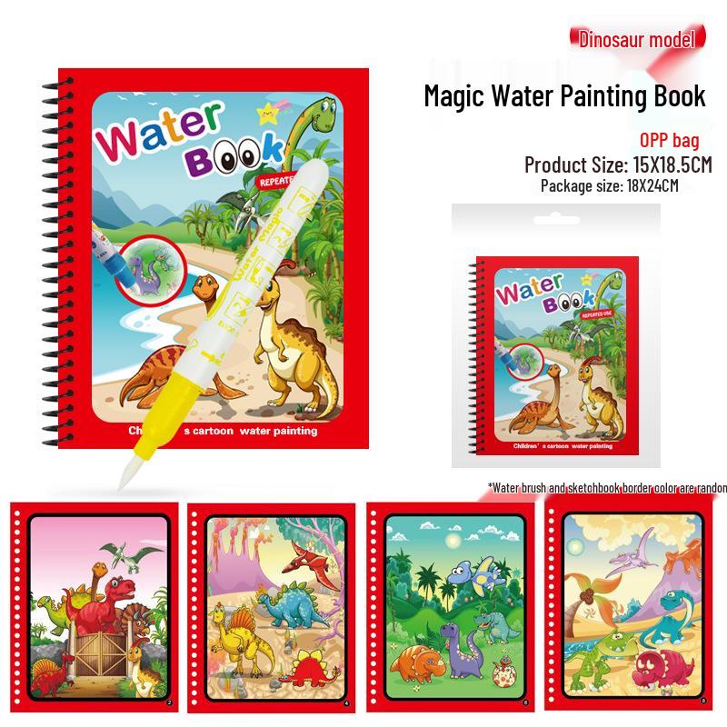 

One Piece Magic Water Doodle Book - Reusable Drawing for Kids