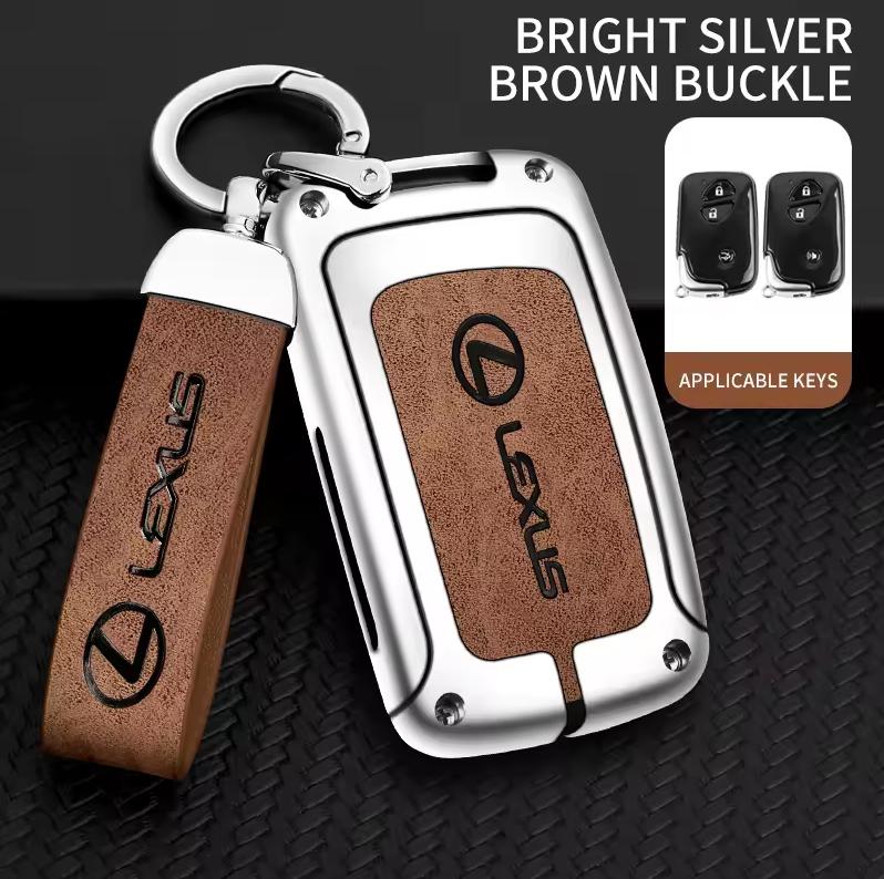

Car Key Case Cover Key Bag Shell Keychain For Lexus CT200h ES 300h IS250 GX400 RX270 RX450h RX350 LX570 Key Protection Accessory