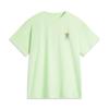 Comfortable Simple Versatile Letter Print Round Neck Loose Fashion Short Sleeve T-Shirt Women Tops Fluorescent-Light-Green AHSU646-2