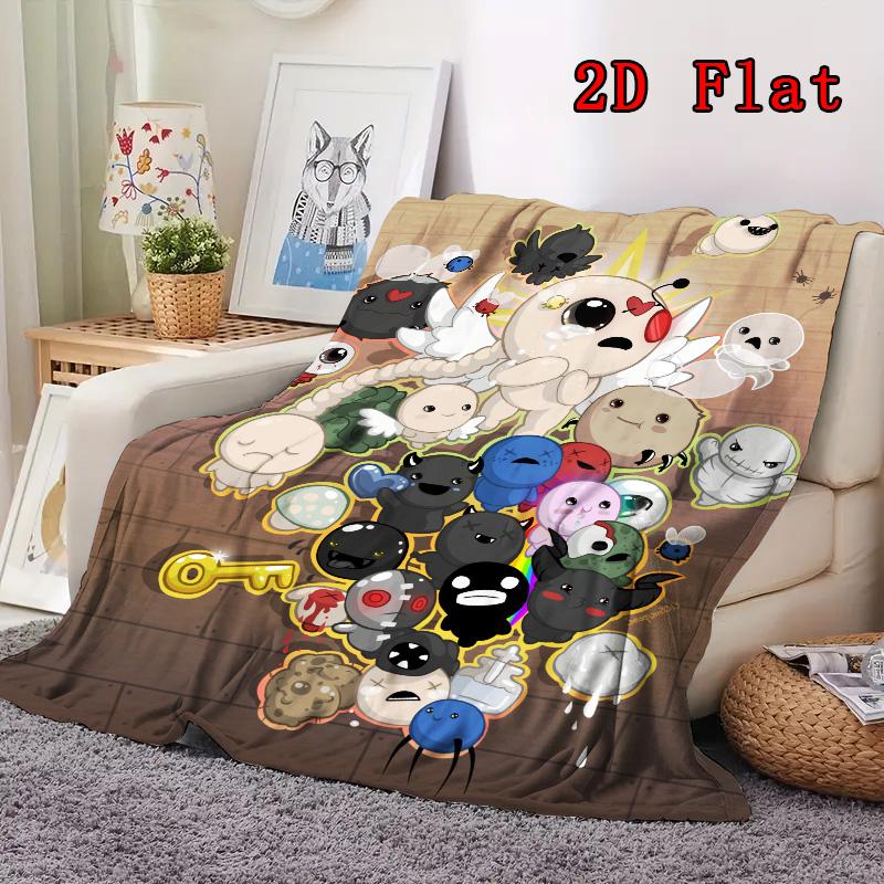 The Binding of Isaac 2D Flat Pattern Flannel Blanket High Quality All Seasons Warmth and Comfort Perfect for Christmas Gifts.PMT0914026