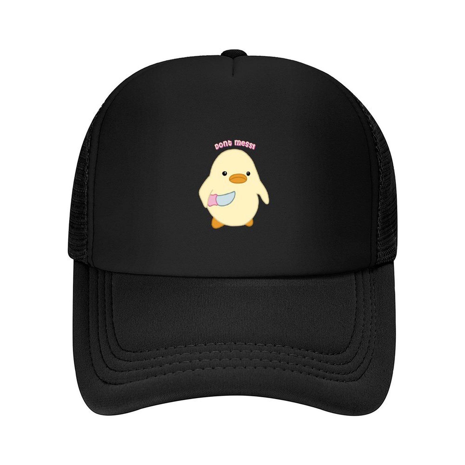 

Duck with Knife dont mess Baseball Cap luxury caps Luxury Brand Winter hat Gentleman Hat For Women 2025 Mens