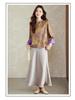 Autumn 2025 Women's Chinese Style Tang Suit Song Brocade Jacket with Frog Buttons