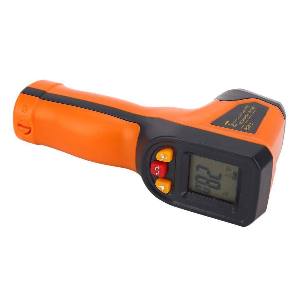 LCD HD Temperature Gun High Accuracy Infrared Thermometer Gun for Cooking Refrigeration Steel