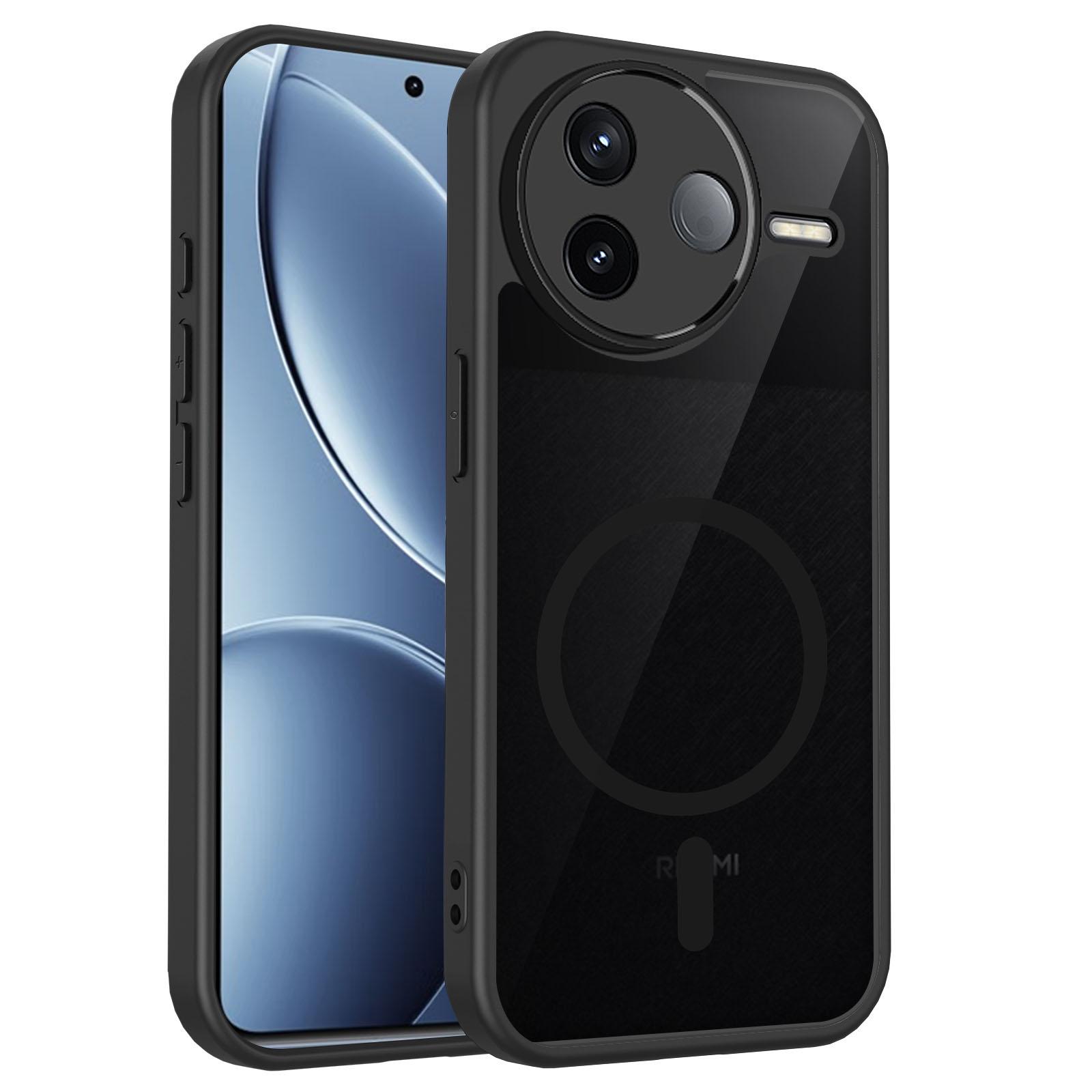 

Магнітний Тонкий для POCO F7 Pro Ultra F7Pro 5G X7 PRO X7 5G Чохли для Телефонів Матовий Анти-Подряпини Жорсткі Кришки Ударостійкий Броня Задня Кришка Poco x7 pro чорний