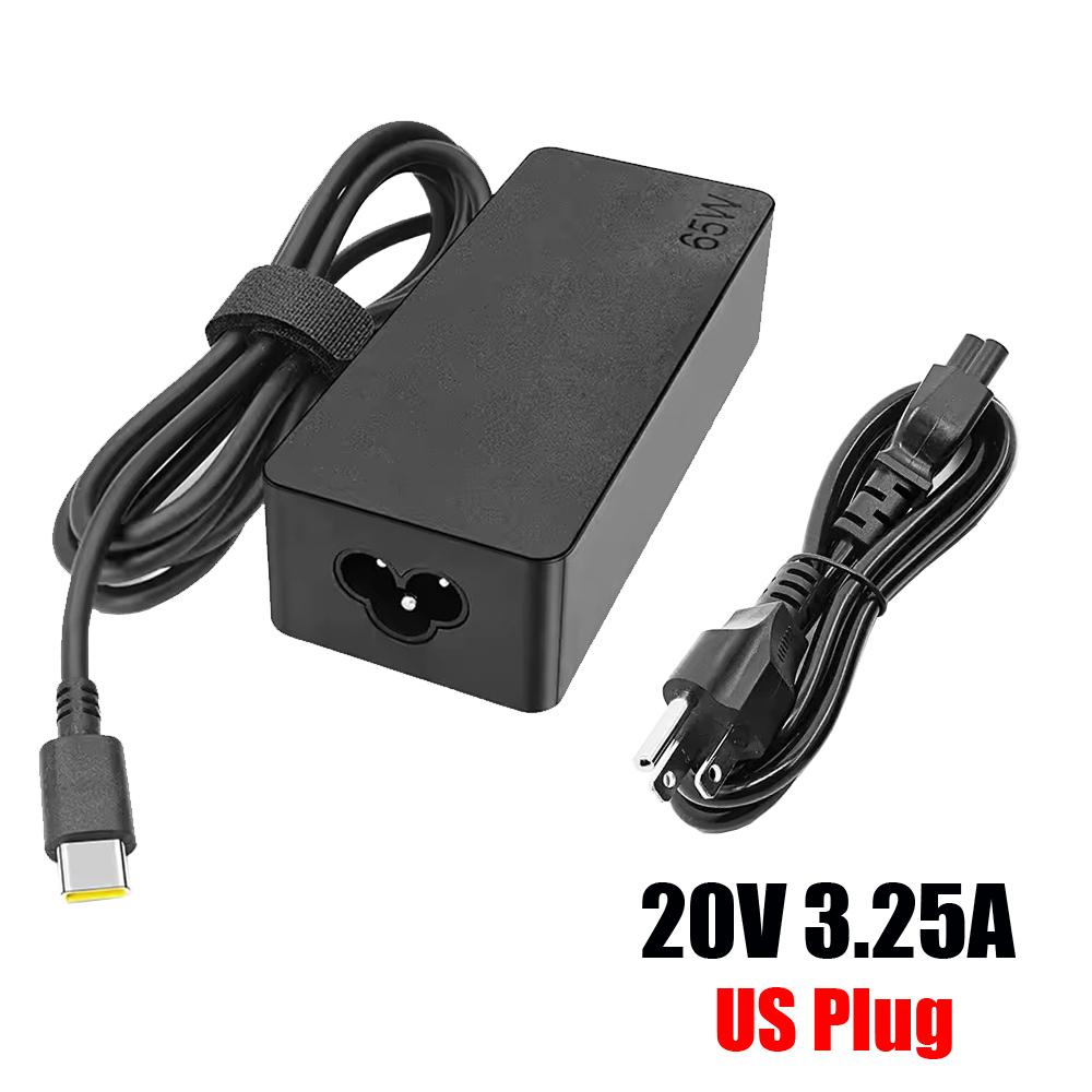 65W 20V 3.25A USB C Power Adapters For Lenovo ThinkPad Laptop Type C Charger Adapter Fast Power Charging TYPE C Laptop Charger