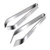 2Pcs Stainless Steel Fish Bone Tweezers Set Pincer Clip Puller Remover Tongs Kit Fish Bone Plucking Clamp Kitchen Cooking Gadget