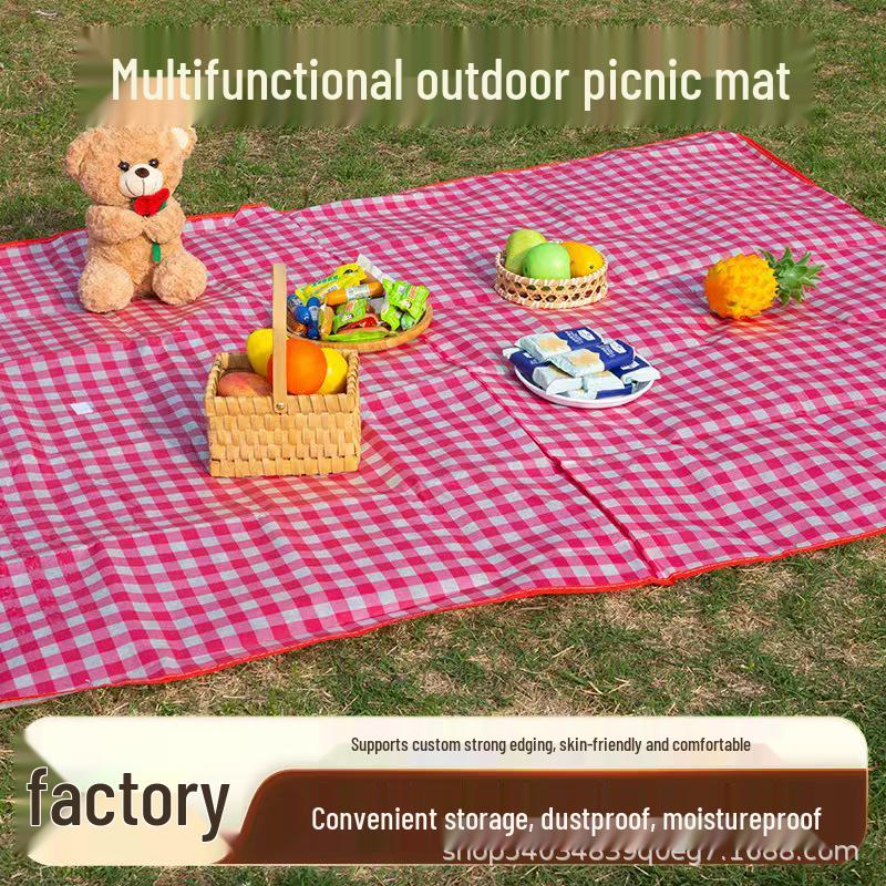 Portable Outdoor Picnic Mat - Ideal for Field Trips, Beach Days, Spring Outings, and Meals. Durable and Convenient Picnic Cloth.