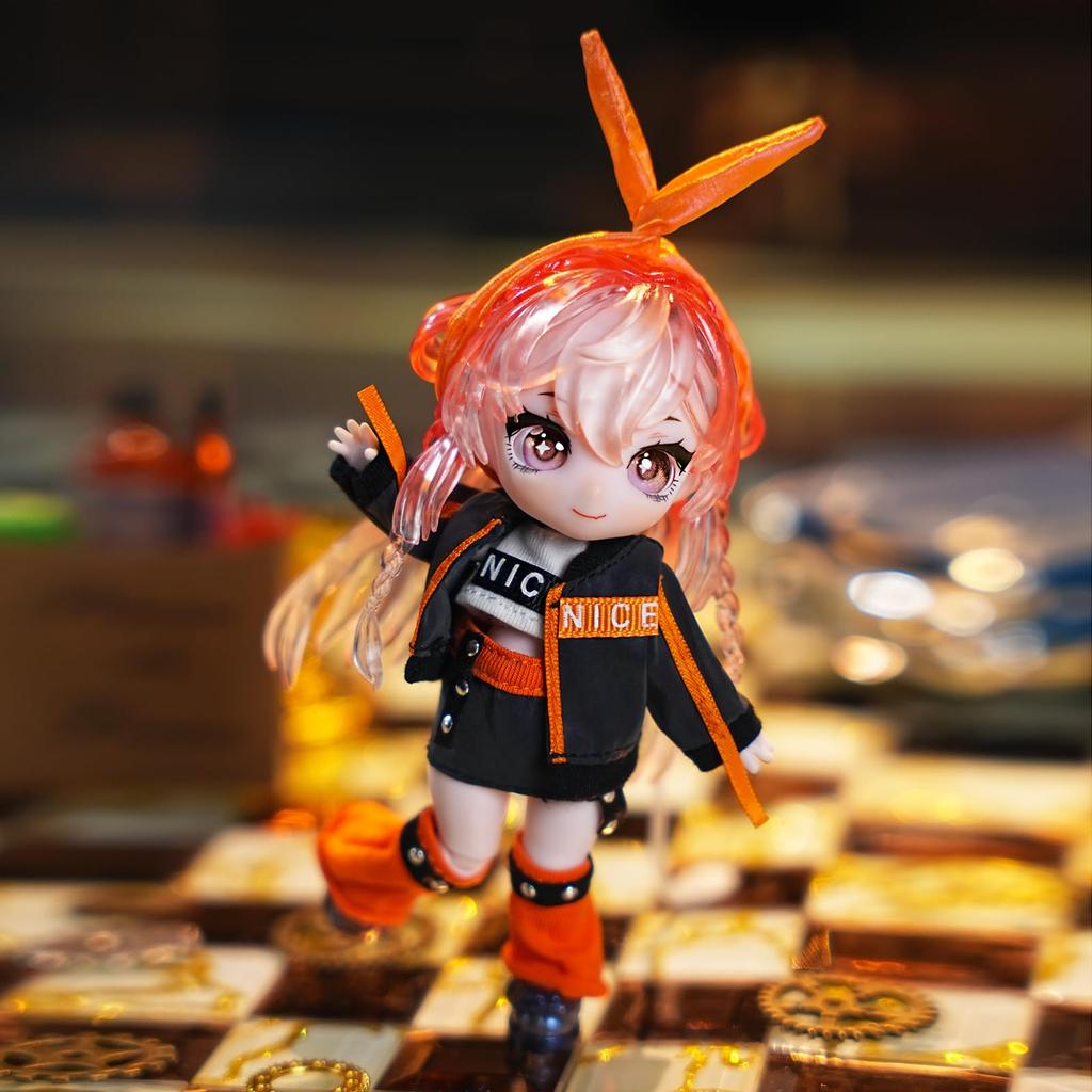 ICY Fortune Days 13cm BJD Doll - Anime Style Doll Set, Perfect for Gifts, Decoration, DIY Exercise, and Collections, Girl's Doll 8+
