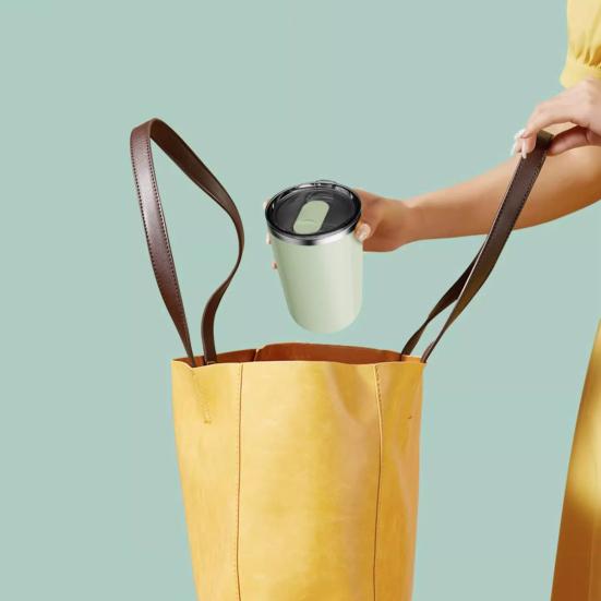 Automatic Magnetic Stirring Coffee Mug 350ml Electric Mixing Cup Stainless Steel Self
