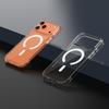 Us Warehouse Magnetic for Iphone 17 Pro Max Clear TPU+PC Phone Case Support Wireless Charging Mag Back Protector Shell Cover