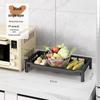 4-Tier Plastic Floor-Standing Storage Rack