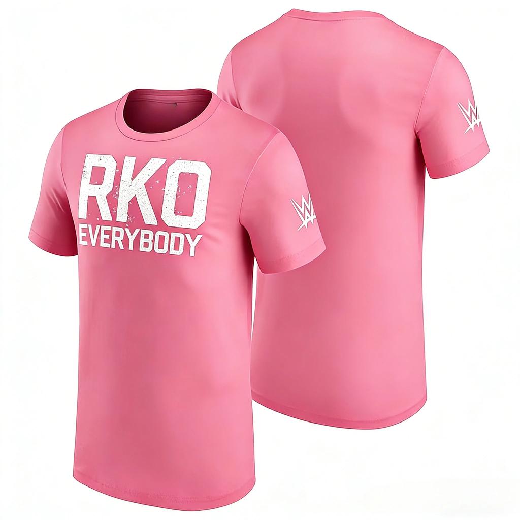 Kate Wein 100%cotton men's shirt oversized Rey Mysterio graphics shirt summer New Women's Y2k hot sale O-neck retro Tshirt