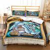 Animation Game King Card Duvet Set Cartoon Printing Bedding Set Three-Piece Set