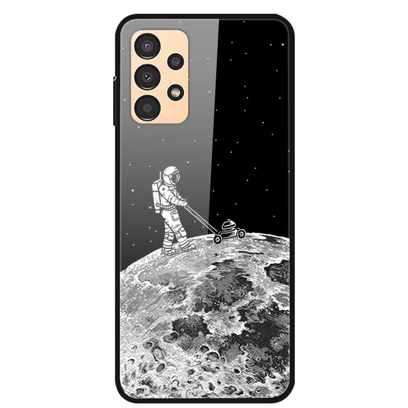 Funda para Samsung A53 5G 2022 Mármol Vidrio Templado Tapa Dura para Fundas de Teléfono Samsung Galaxy A33 A73 5G Protección Fundas