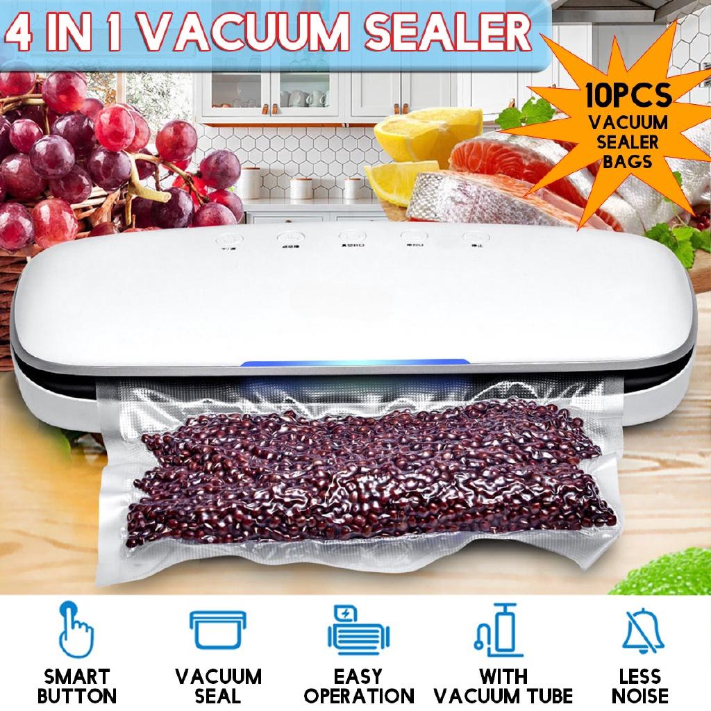80W Vacuum Food Sealer Food Saver Automatic Electric Food Vacuum Sealer Packaging Machine