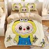 Cartoon Bubu Bedding Bedroom Set,Children'S Gift Teenagers Adulte Microfibre Double Bed Single/Double/Queen/King