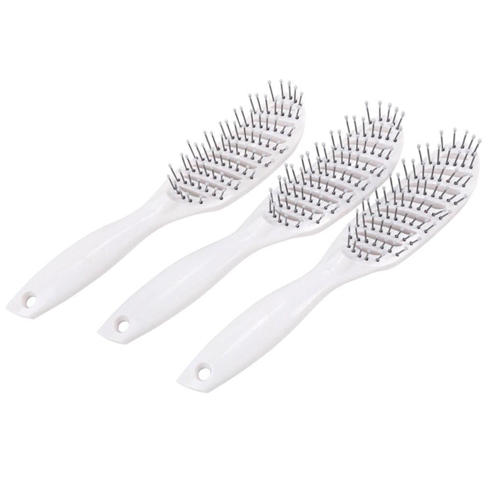 Anti-static Curved Vent Comb Professional Detangling Hair Brush Hollow Out Massage Combs