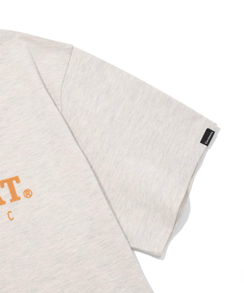 COVERNAT Authentic Logo T-Shirt Oatmeal