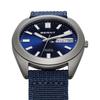 BERNY Men's Titanium Analog Quartz Watch, Japanese VJ53 Movement, 10 ATM Waterproof, Sapphire Glass, Super Luminous, Calendar, Blue Dial