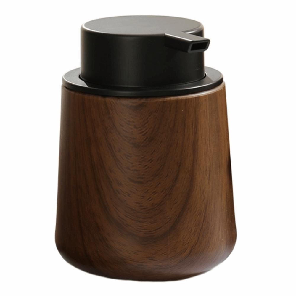 Multifunctional Wood Grain Soap Dispenser Refillable Liquid Lotion Storage Bottles  Restaurant