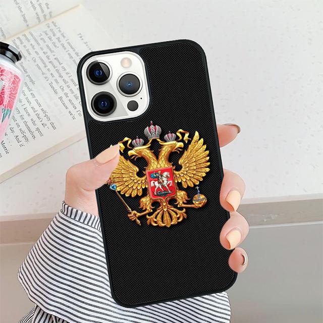 Russian Flag banner Phone Case For iPhone 17 Air 16 15 14 plus 12 13 Pro max Soft Bumper Shell Cover coque