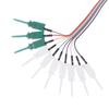 30Cm 10 Needle Hook Clamp Kit Logic Analyzer Cable Clamp Probe With Springs At The Front Connect Chips Pins Power Tools