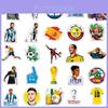 Adesivos Copa do Mundo Fifa Qatar Para Laptop Skate Guitarra 50pcs PVC Impermeável Fofo Legal